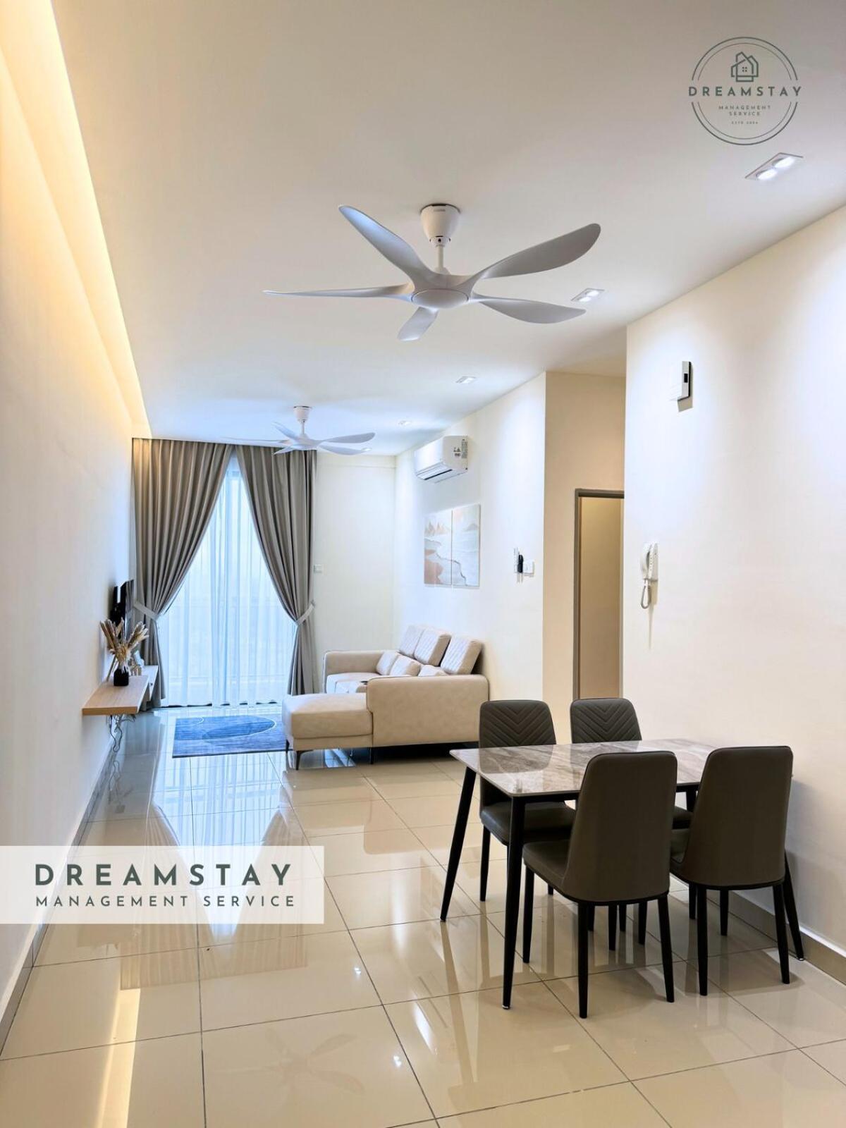 Pangsapuri Masai Cozy Homestay-4pax-2br-wifi-tv
