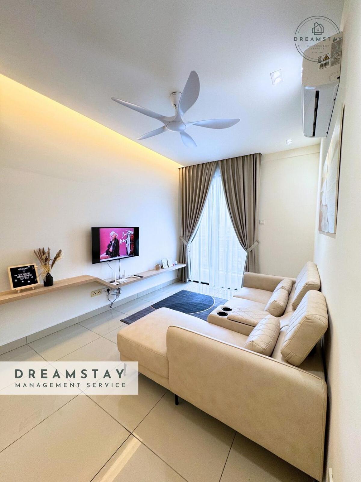 Pangsapuri Masai Cozy Homestay-4pax-2br-wifi-tv *
